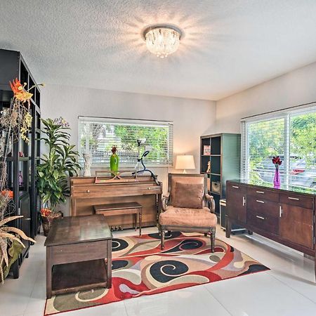 Shady And Eclectic Fort Lauderdale Dwelling With Yard! Esterno foto