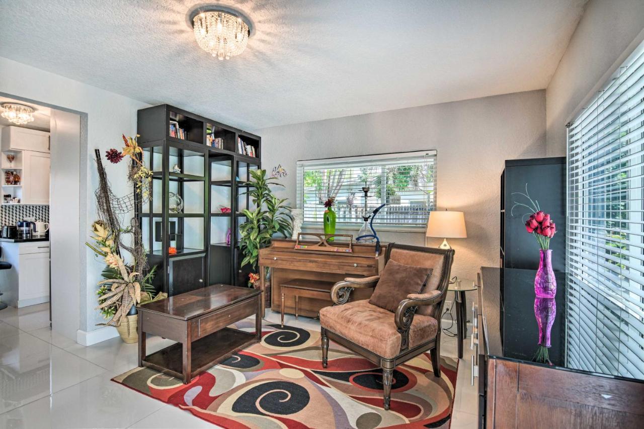Shady And Eclectic Fort Lauderdale Dwelling With Yard! Esterno foto